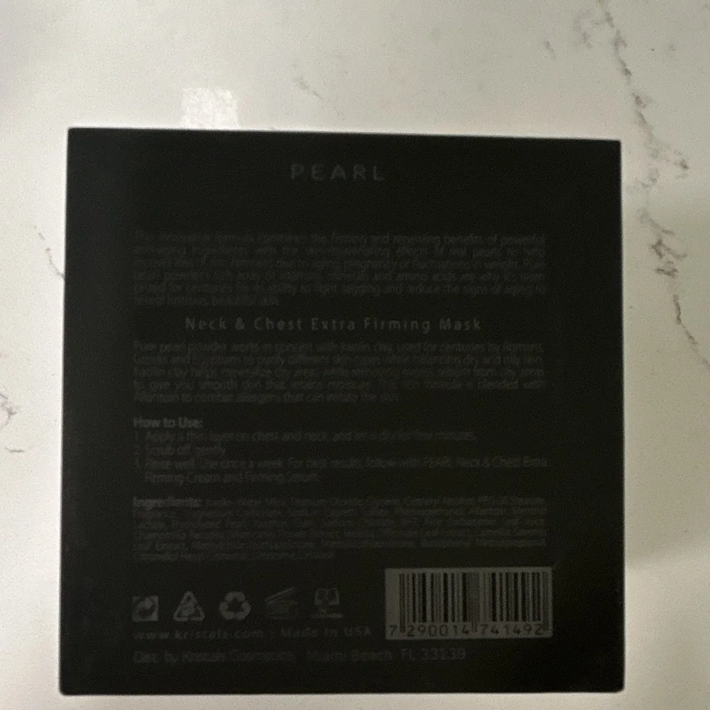 Kristals Cosmetics Pearl Neck & Chest Extra Firming Mask, 1.7 oz White MSRP:$689